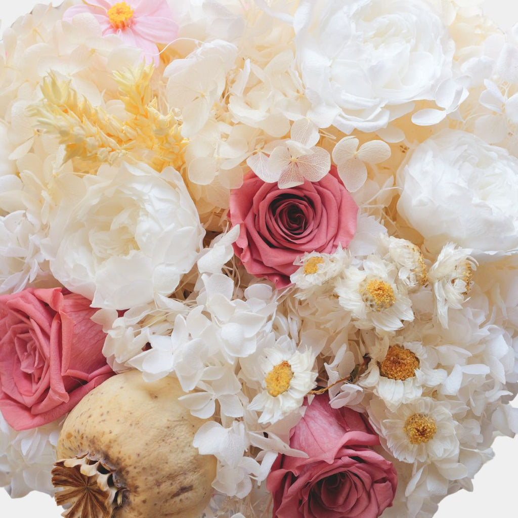 Collection I - The Cottage Garden | Everlasting Rose & Hydrangea Vase