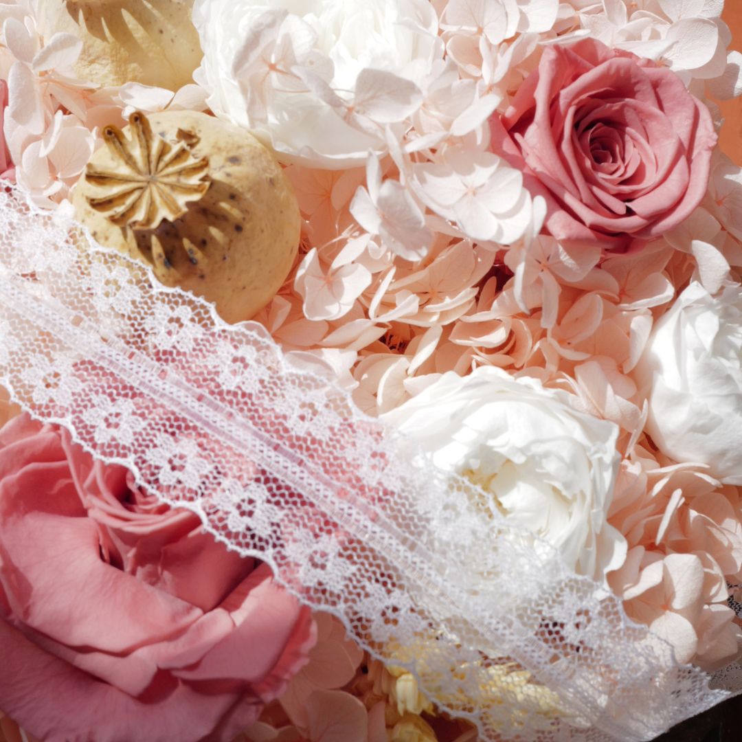 Collection I - The Cottage Garden | Everlasting Rose & Hydrangea Vase