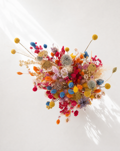 Hanabi (花火 — "fireworks") — Dried Flower Wedding Set | Bouquets, Boutonnières & Crowns