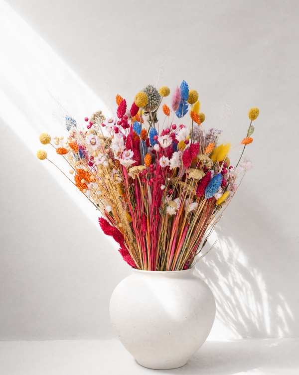 Hanabi (花火 — "fireworks") — Dried Flower Wedding Set | Bouquets, Boutonnières & Crowns